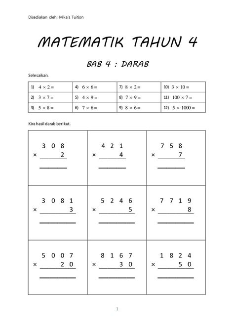 Soalan Darab Tahun 4 Image